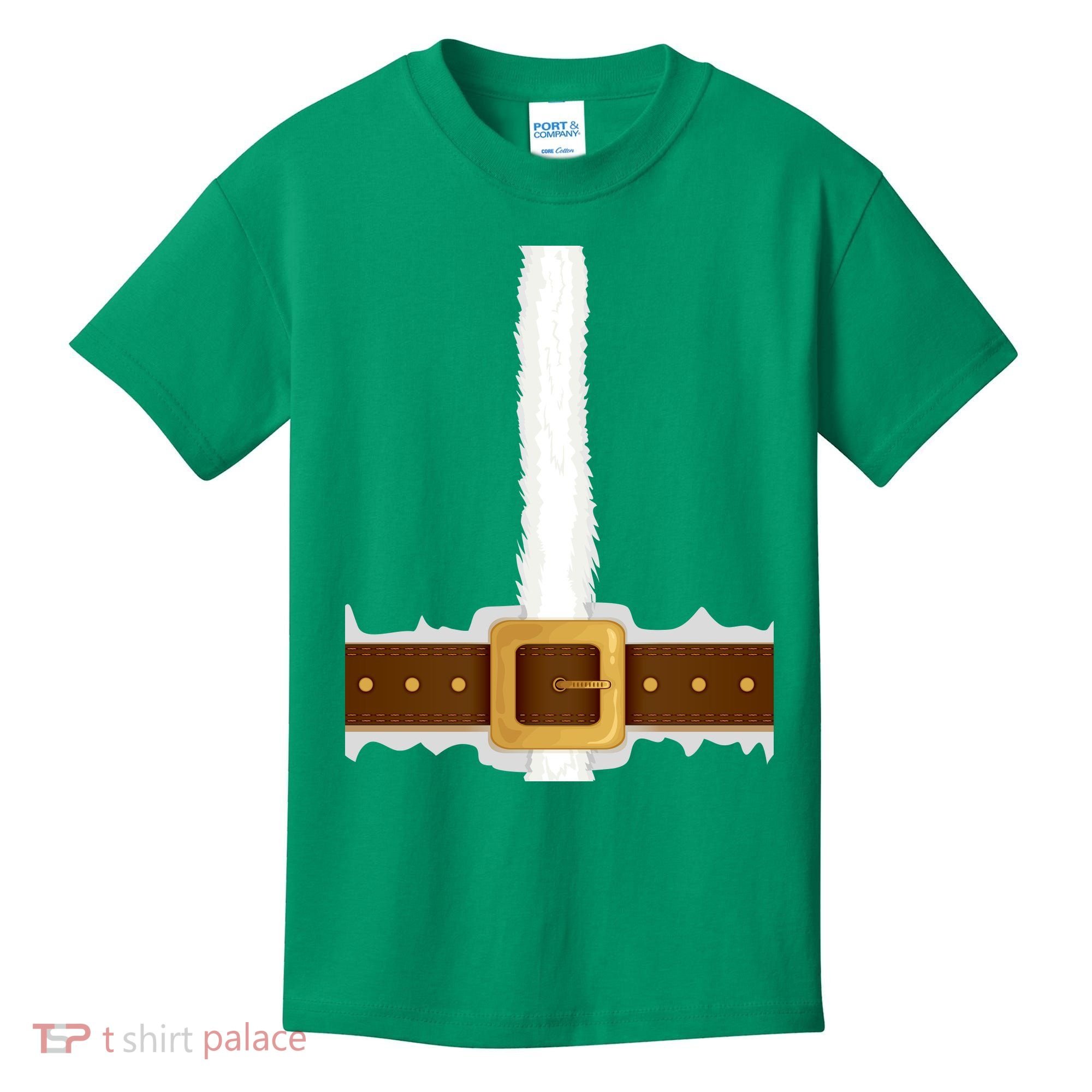 Elf Santa Suit Top Kids T-Shirt