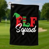 Elf Squad Golf Towel thumb 1