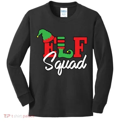 Elf Squad Kids Long Sleeve Shirt