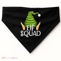 Elf Squad Christmas USA-Made Doggie Bandana thumb 0