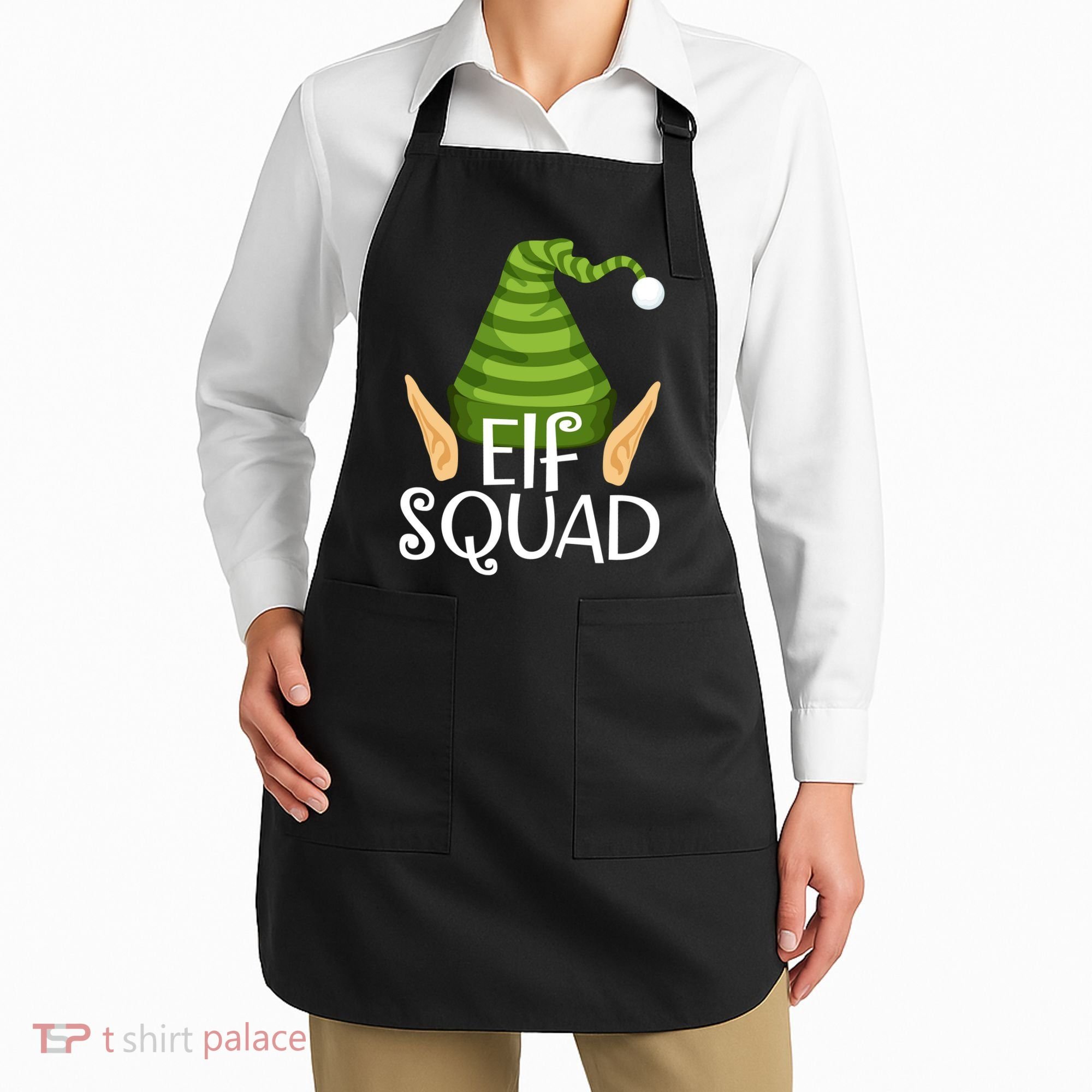 Elf Squad Christmas Apron