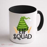 Elf Squad Christmas Coffee Mug thumb 1