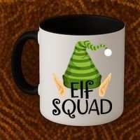 Elf Squad Christmas Coffee Mug thumb 2