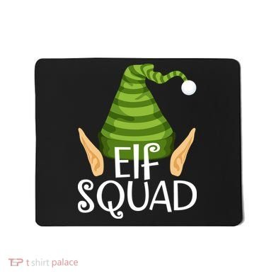 Elf Squad Christmas Mousepad