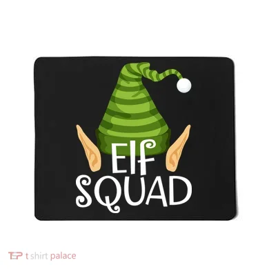 Elf Squad Christmas Mousepad