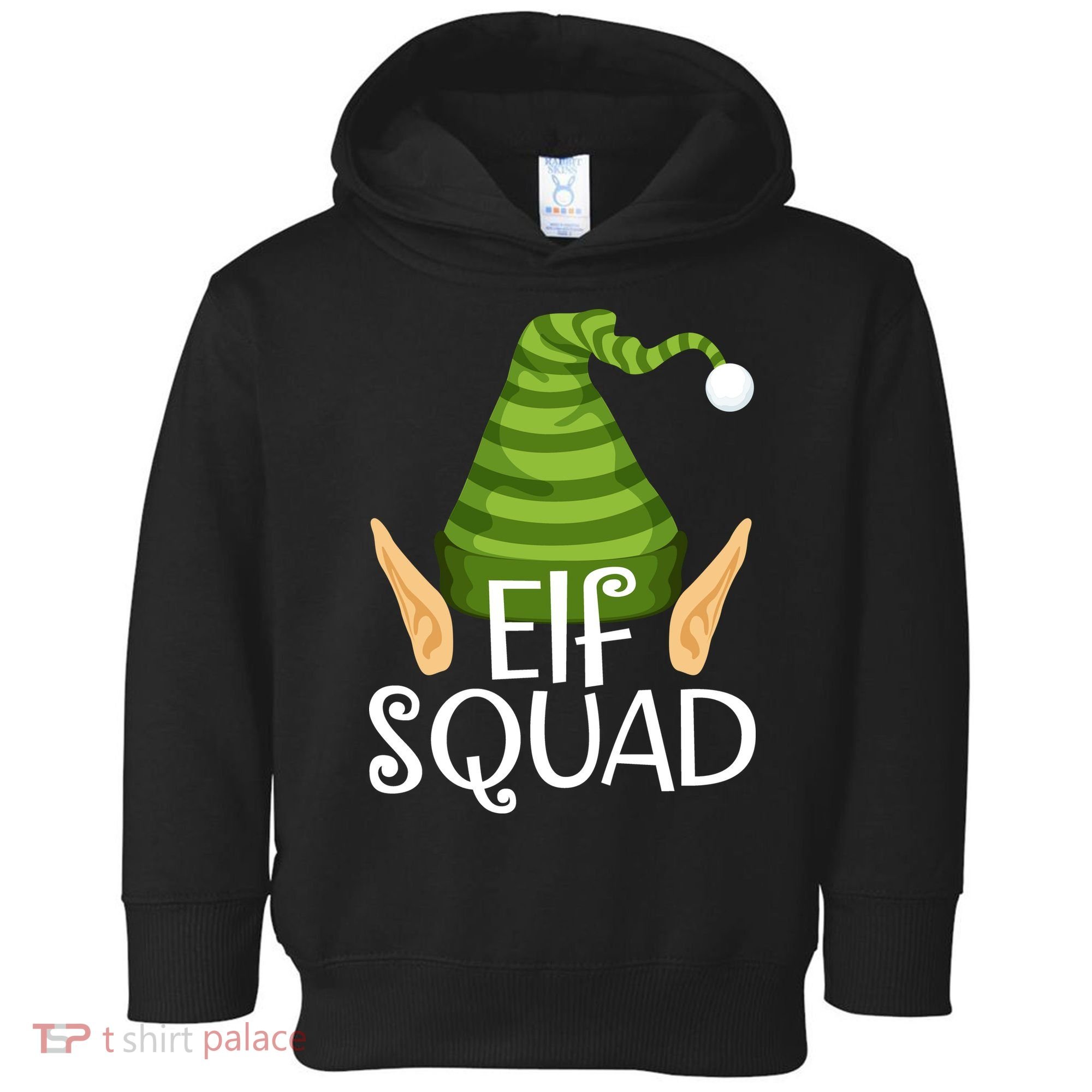 Elf Squad Christmas Toddler Hoodie