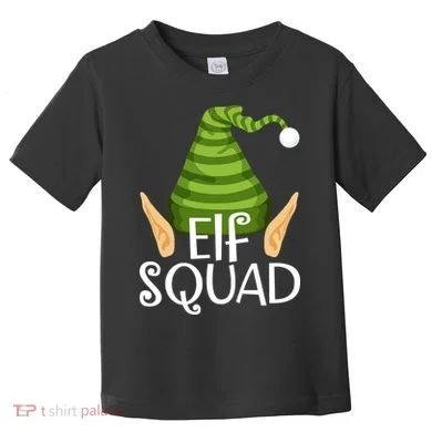 Elf Squad Christmas Toddler T-Shirt