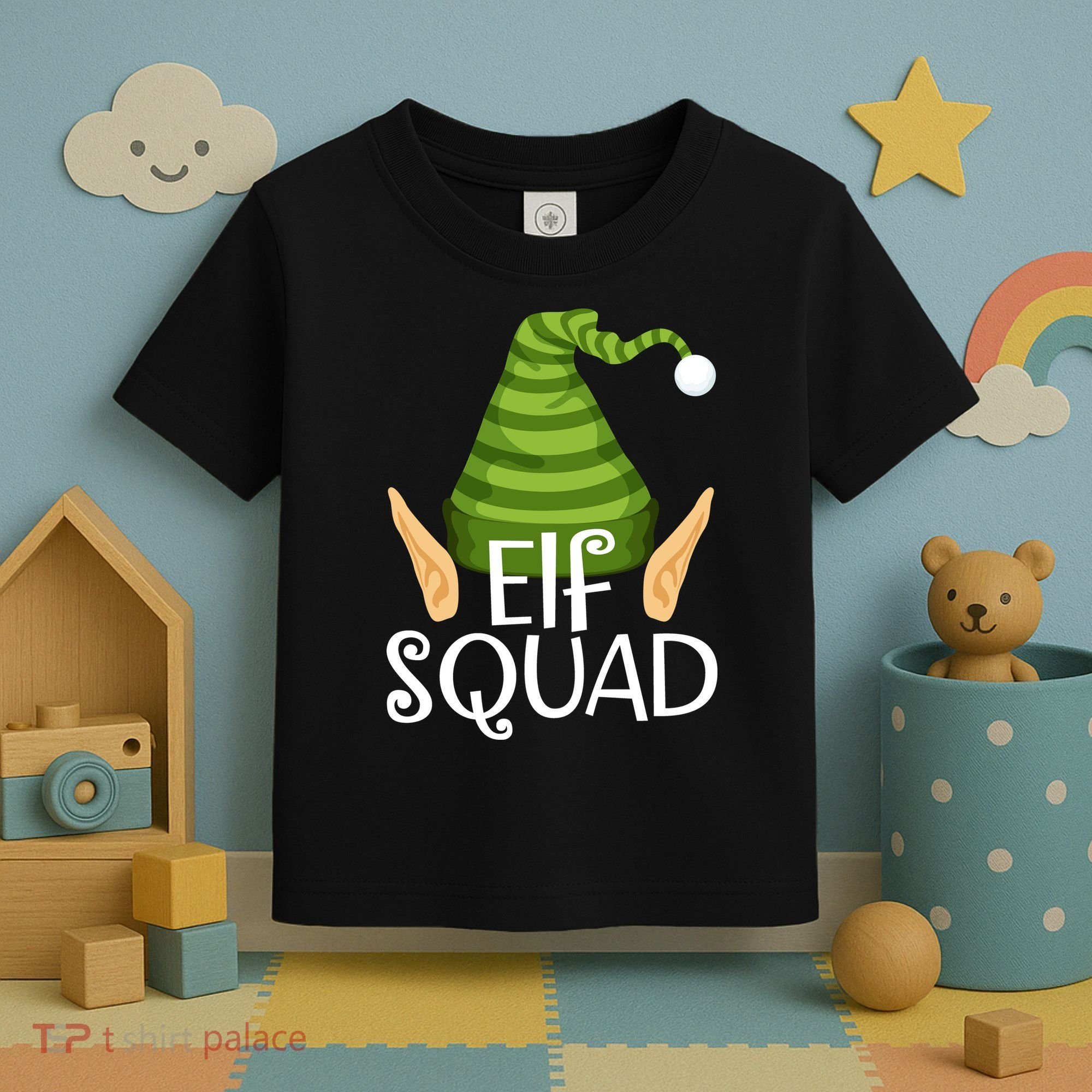 Elf Squad Christmas Toddler T-Shirt