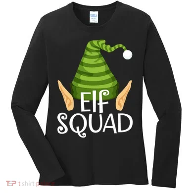 Elf Squad Christmas Women's Long Sleeve Shirt