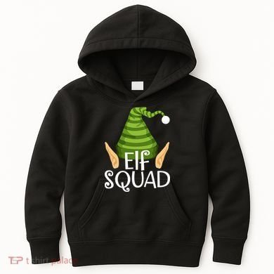 Elf Squad Christmas Kids Hoodie