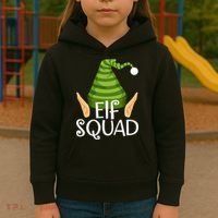 Elf Squad Christmas Kids Hoodie thumb 3