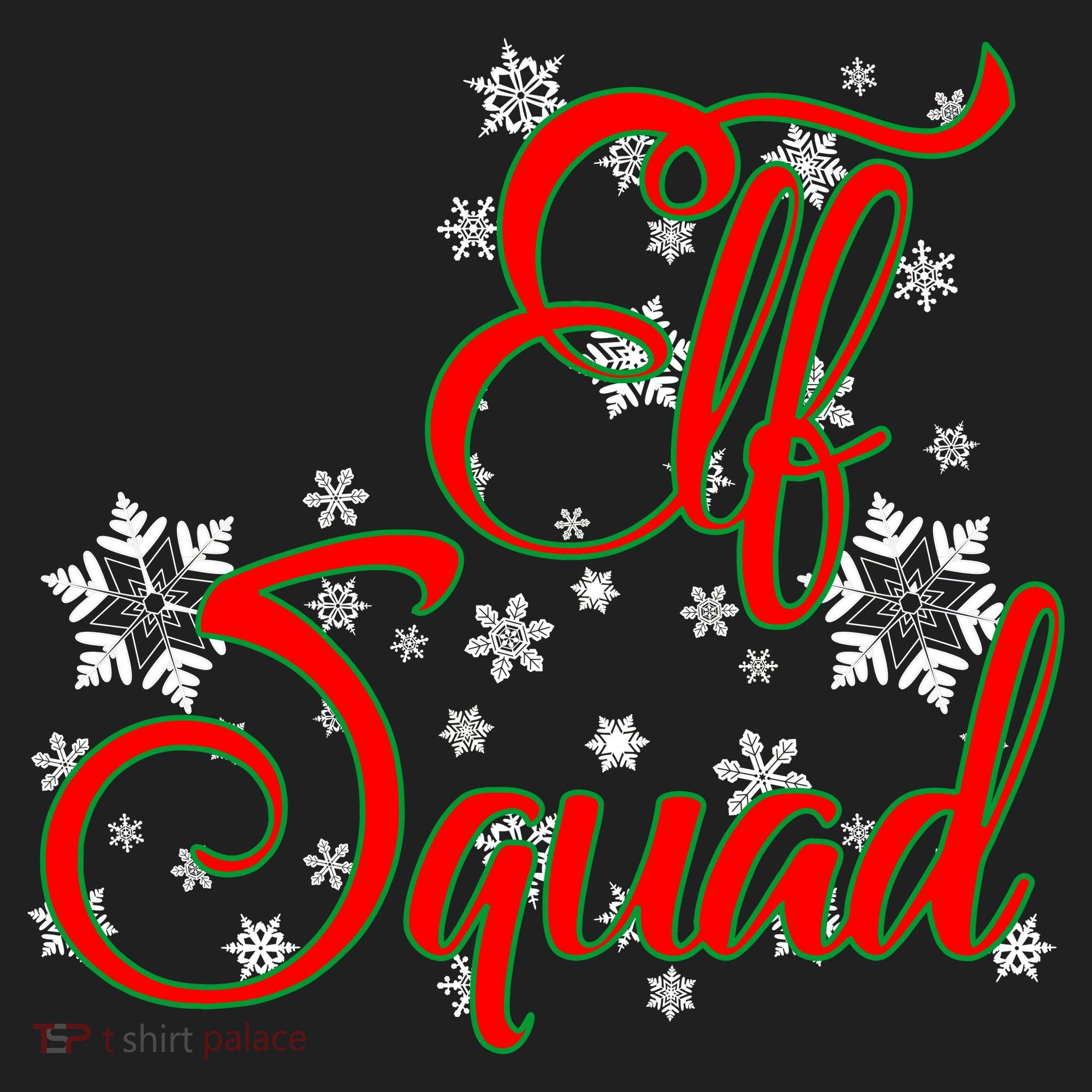 Elf Squad Funny Christmas Elf Women's Sweatshirt