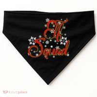 Elf Squad Funny Christmas Elf USA-Made Doggie Bandana thumb 0