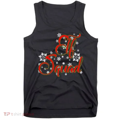 Elf Squad Funny Christmas Elf Tank Top