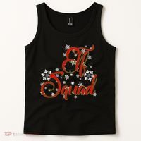 Elf Squad Funny Christmas Elf Tank Top thumb 2