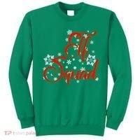 Elf Squad Funny Christmas Elf Sweatshirt thumb 0
