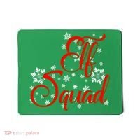 Elf Squad Funny Christmas Elf Mousepad thumb 0