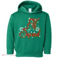 Elf Squad Funny Christmas Elf Toddler Hoodie thumb 0