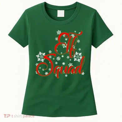 Elf Squad Funny Christmas Elf Women's T-Shirt