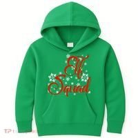 Elf Squad Funny Christmas Elf Kids Hoodie thumb 0