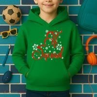 Elf Squad Funny Christmas Elf Kids Hoodie thumb 2