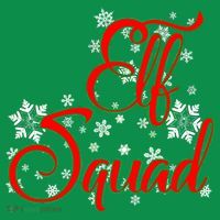 Elf Squad Funny Christmas Elf Kids T-Shirt thumb 4
