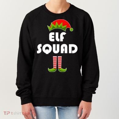 Elf Squad Funny Christmas Elves Women's Sweatshirt