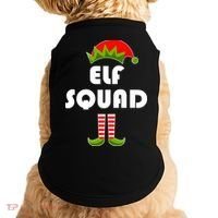 Elf Squad Funny Christmas Elves Doggie Tank thumb 0