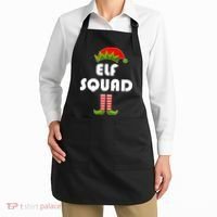Elf Squad Funny Christmas Elves Apron thumb 2