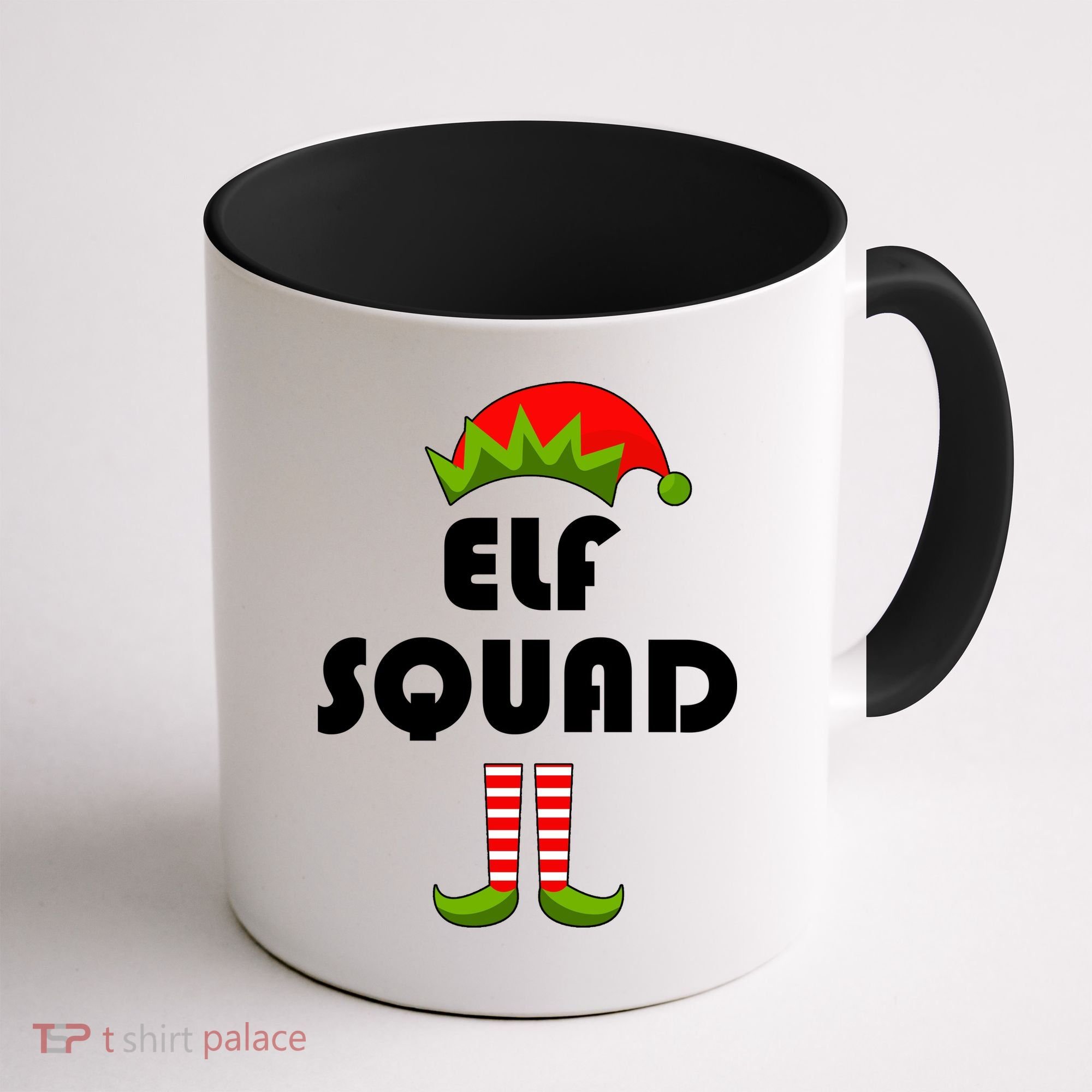 Elf Squad Funny Christmas Elves Coffee Mug