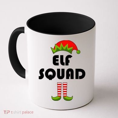 Elf Squad Funny Christmas Elves Coffee Mug