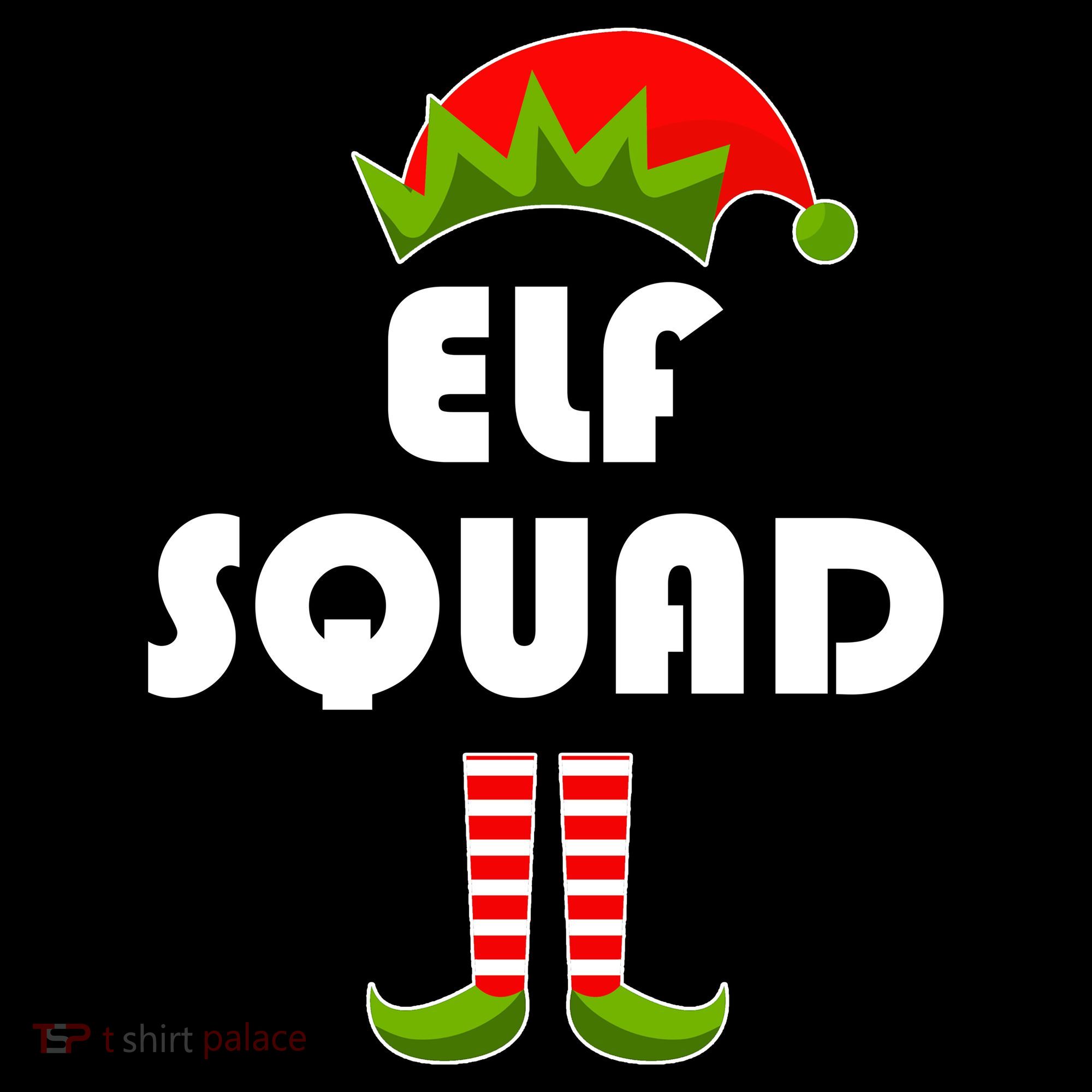 Elf Squad Funny Christmas Elves Women's Hoodie