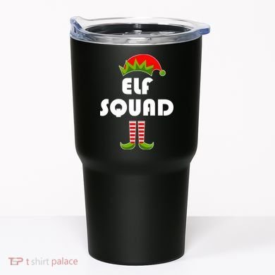 Elf Squad Funny Christmas Elves Tumbler