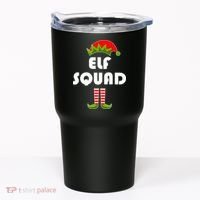Elf Squad Funny Christmas Elves Tumbler thumb 0