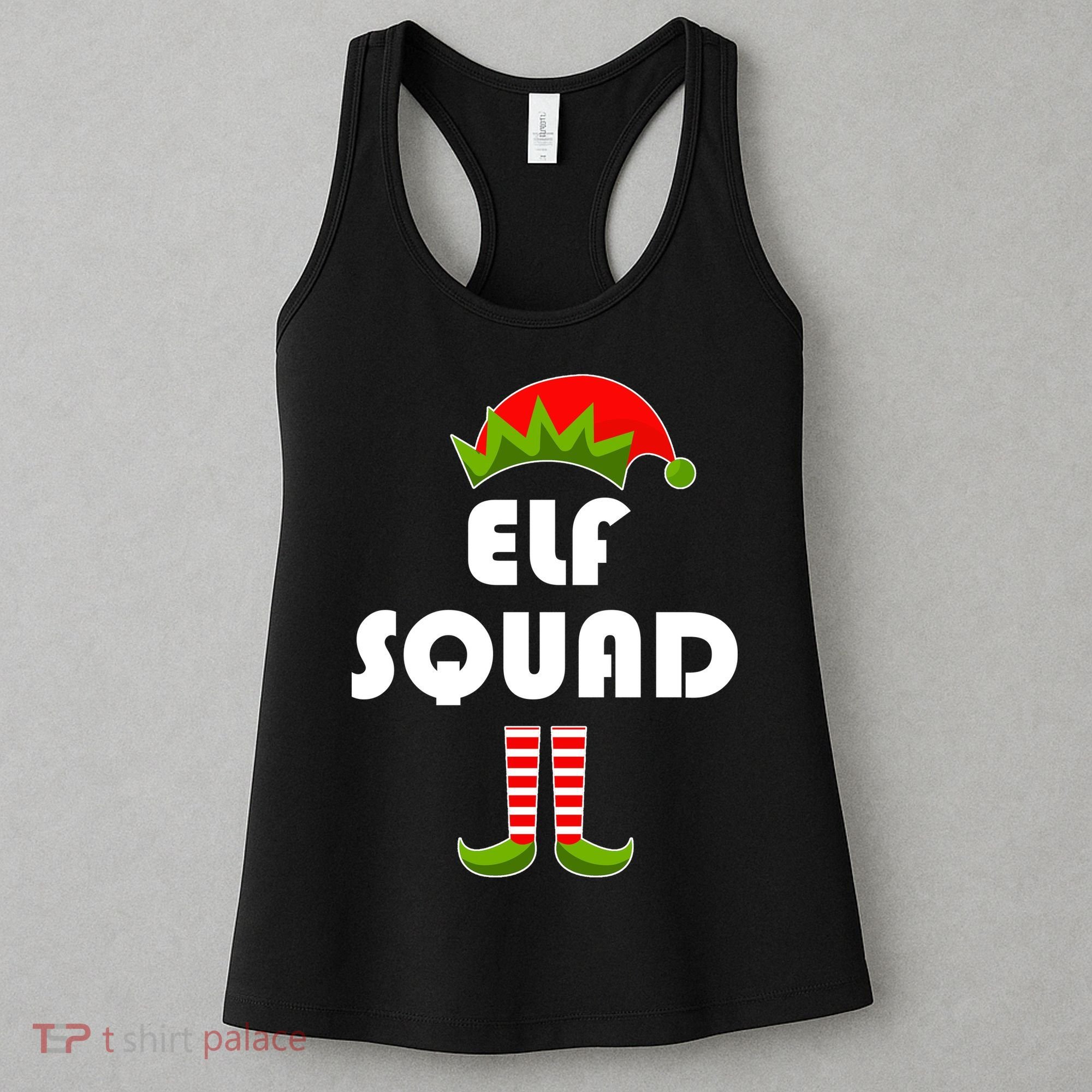 Elf Squad Funny Christmas Elves Women's Tank Top