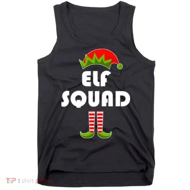Elf Squad Funny Christmas Elves Tank Top