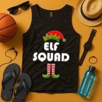 Elf Squad Funny Christmas Elves Tank Top thumb 4