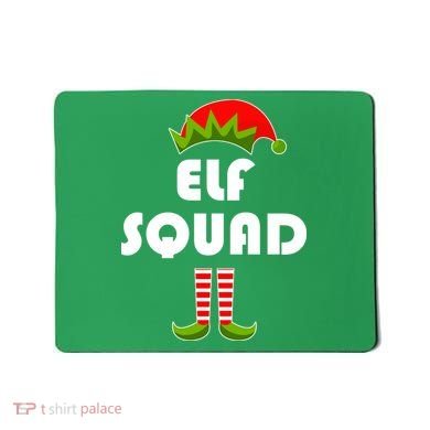 Elf Squad Funny Christmas Elves Mousepad