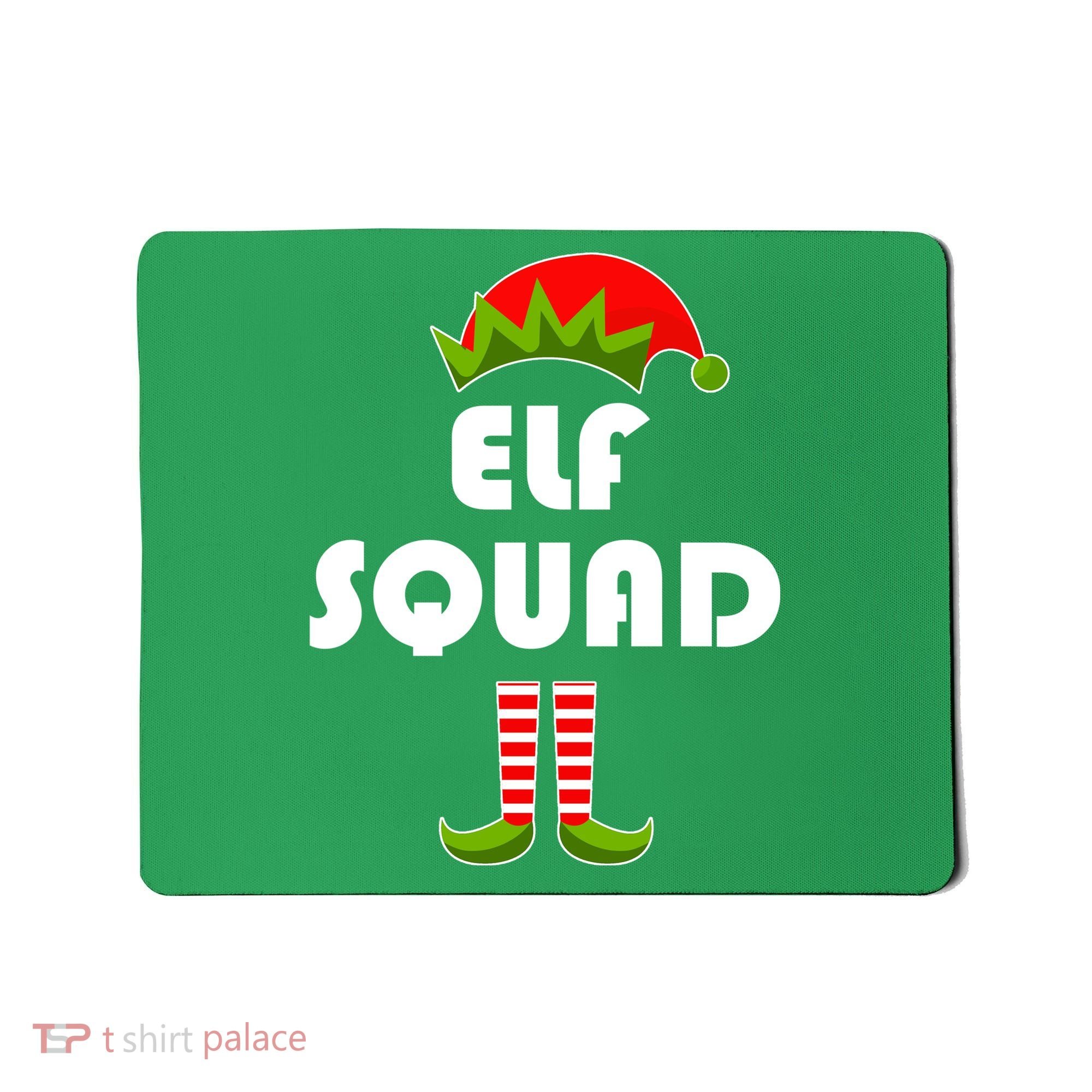 Elf Squad Funny Christmas Elves Mousepad