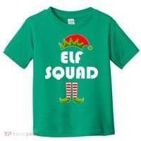 Elf Squad Funny Christmas Elves Toddler T-Shirt thumb 0