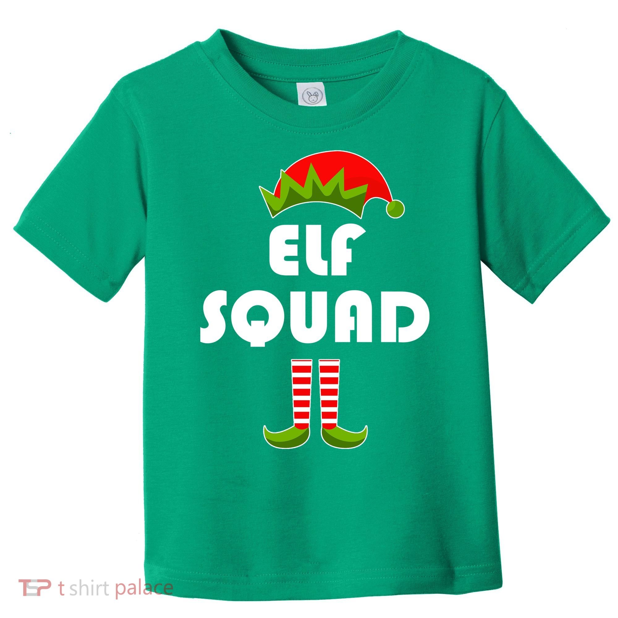 Elf Squad Funny Christmas Elves Toddler T-Shirt