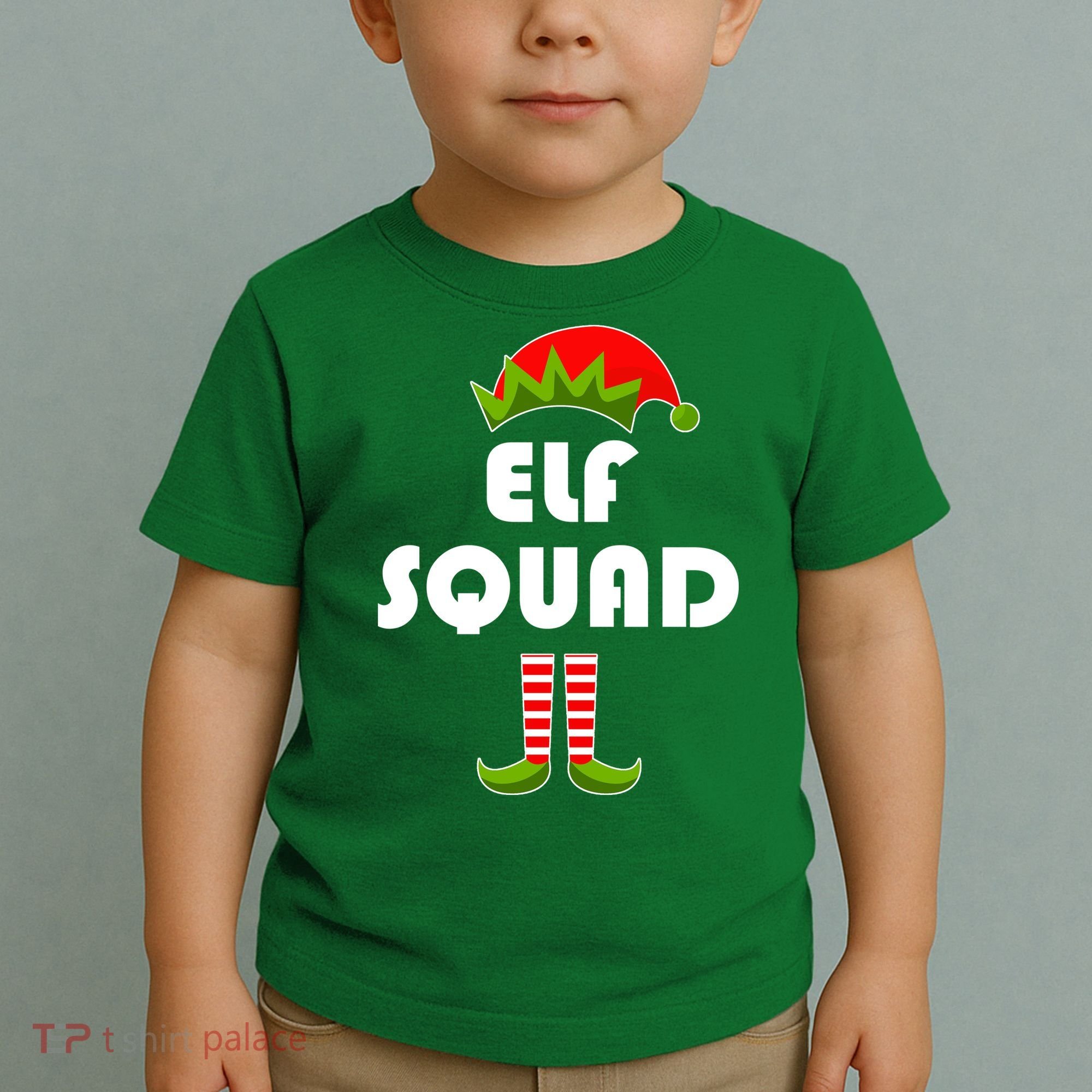Elf Squad Funny Christmas Elves Toddler T-Shirt