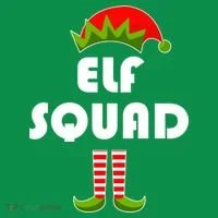 Elf Squad Funny Christmas Elves Toddler T-Shirt thumb 4