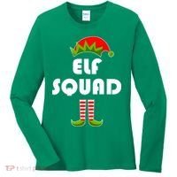 Elf Squad Funny Christmas Elves Women's Long Sleeve Shirt thumb 0