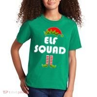 Elf Squad Funny Christmas Elves Kids T-Shirt thumb 2