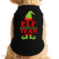 Elf Surveillance Team Doggie Tank thumb 0