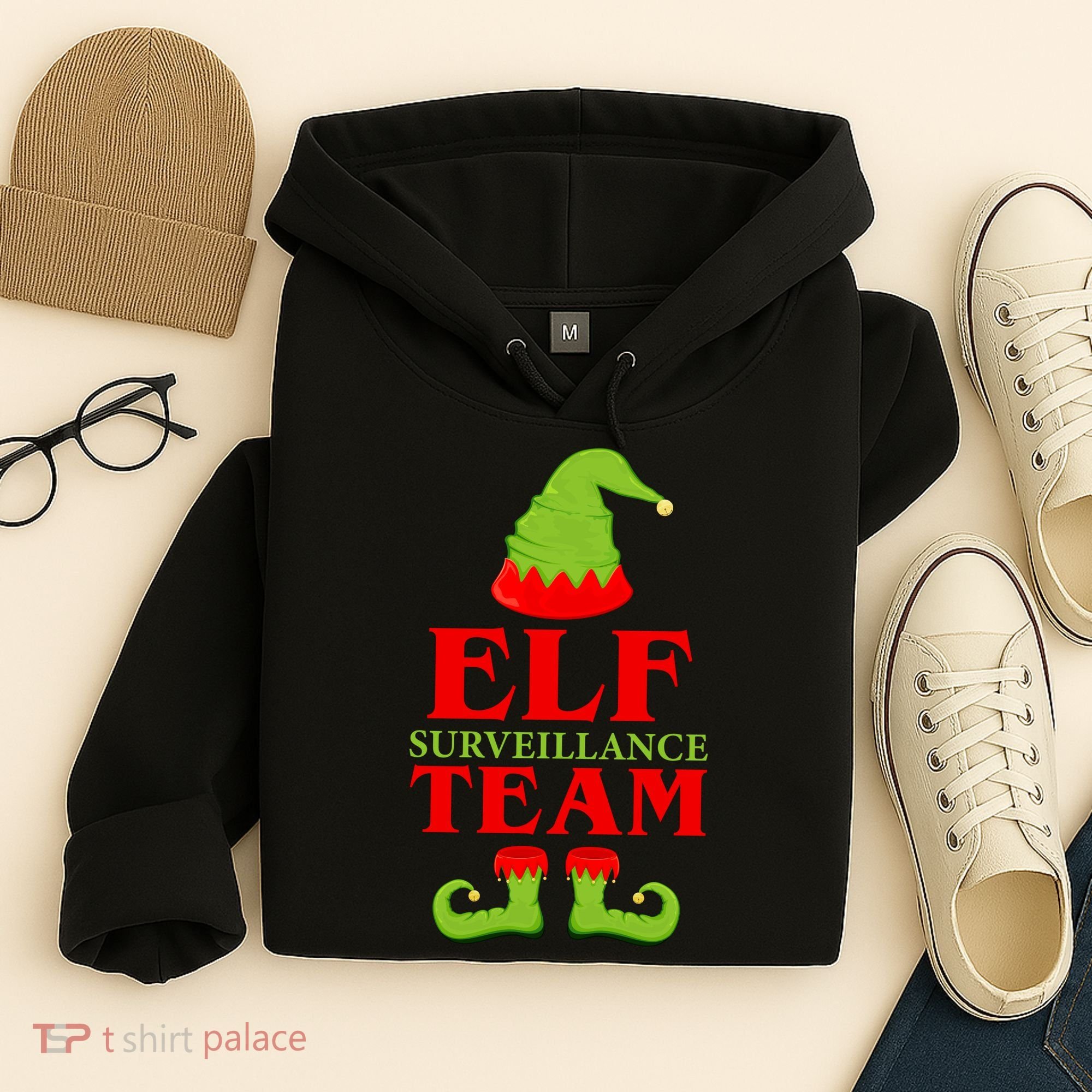 Elf Surveillance Team Hoodie