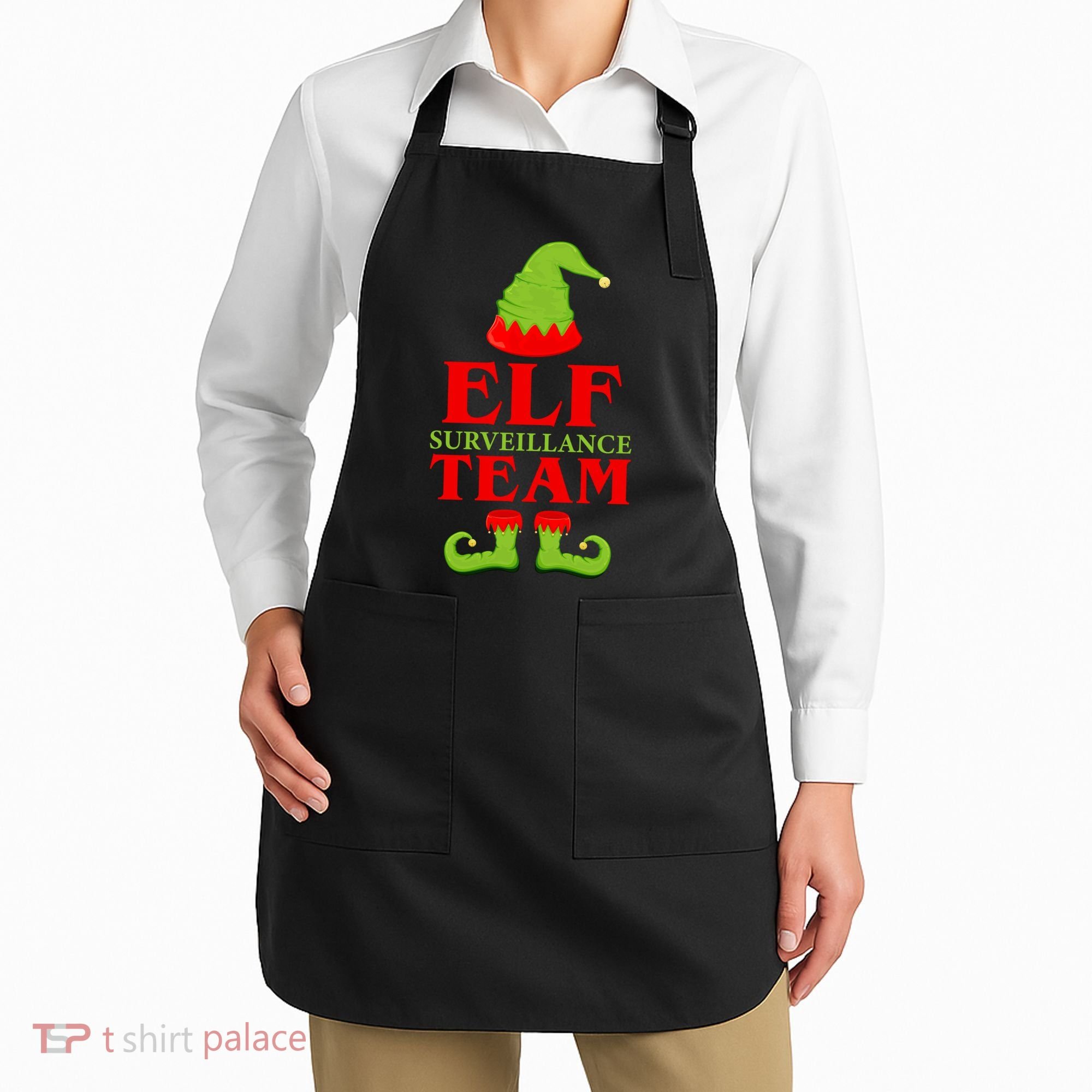 Elf Surveillance Team Apron