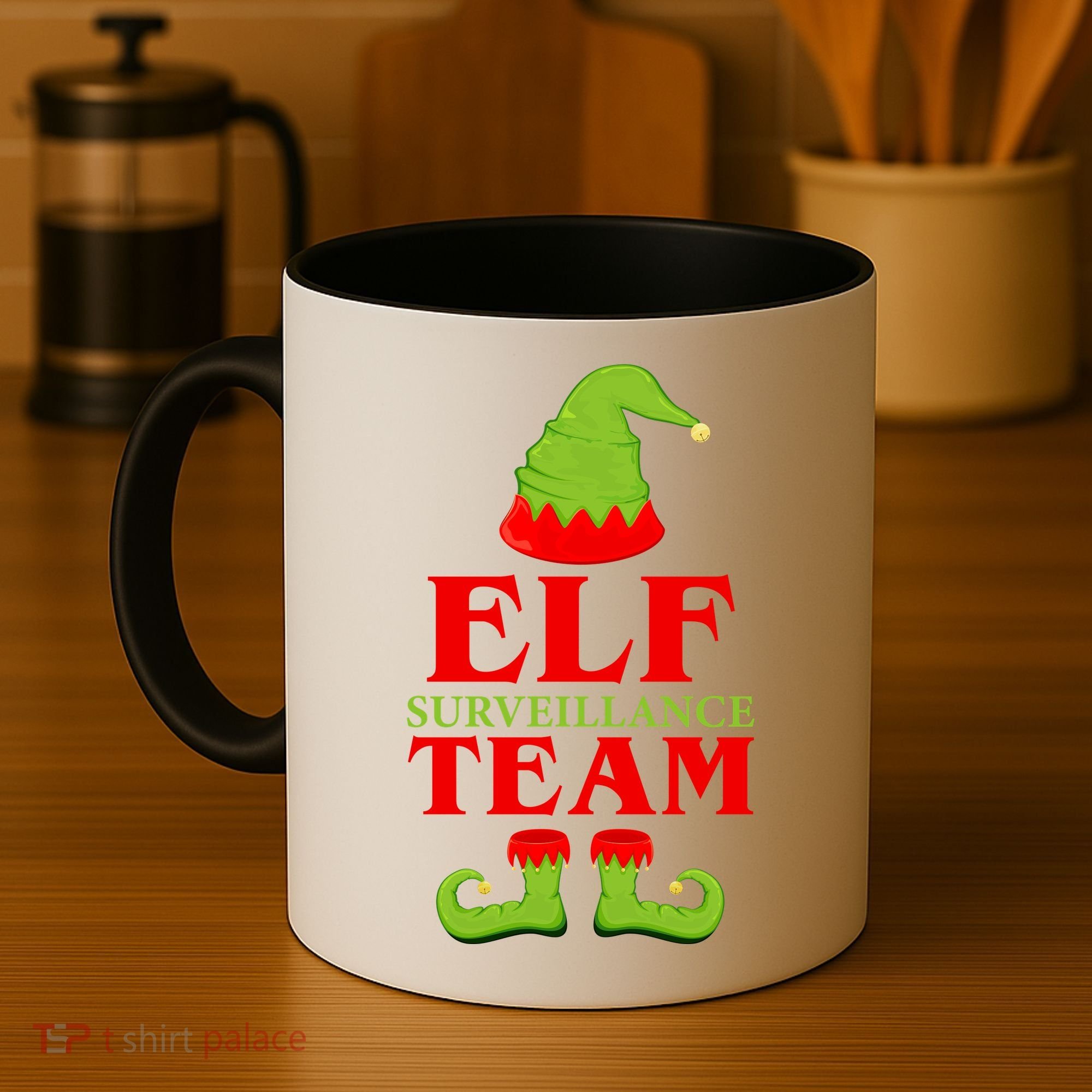 Elf Surveillance Team Coffee Mug