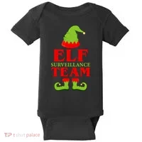 Elf Surveillance Team Baby Bodysuit thumb 0